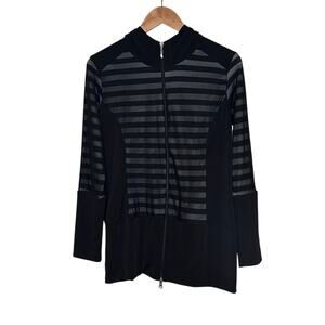 NWT Anatomie Black Striped Jacket SMALL